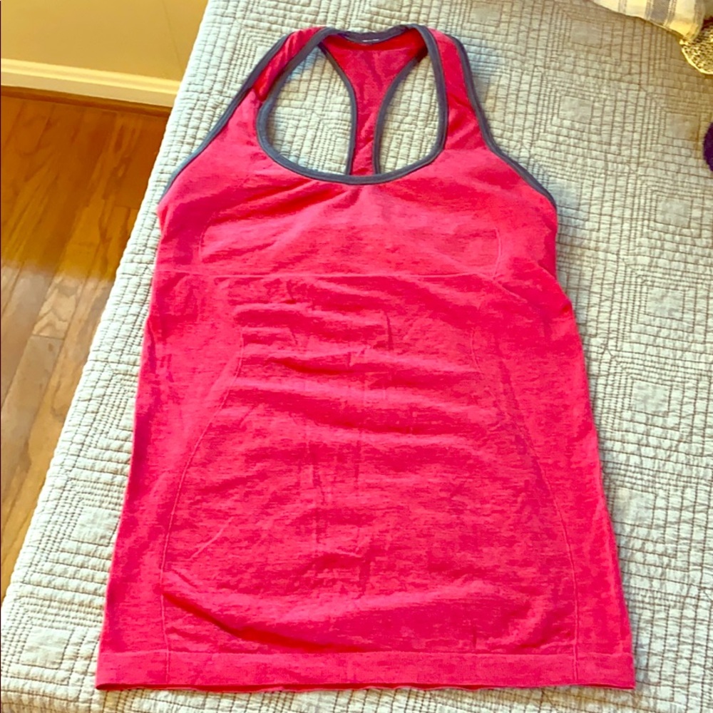 Lululemon magenta workout tank